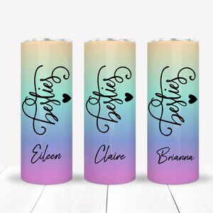 Besties Tumbler Drinkware Gift Set, Friendship Personalized Gift